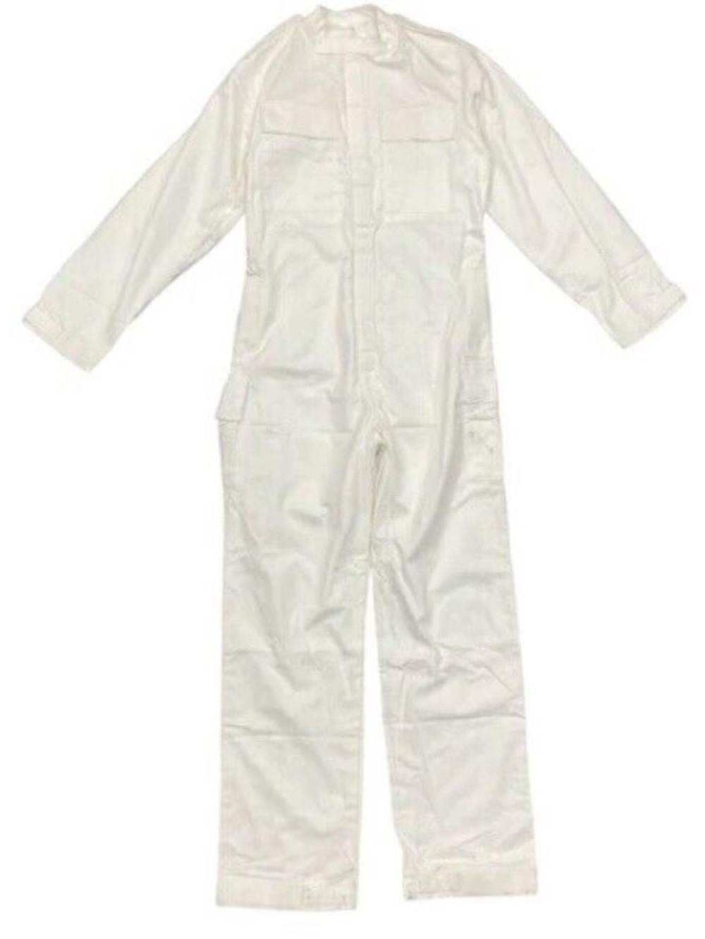 Coverall Mens Action Dress GS White Cotton FR 170/100cm British Military Surplus